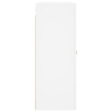 Wall Mounted Cabinets 2 pcs White Engineered Wood 3197913