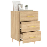 ZNTS Bedside Cabinet Sonoma Oak 40x40x66 cm Engineered Wood 827647