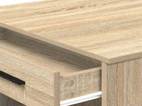 Desk with Drawer and Shelf Sonoma Oak 102x62x77.5 cm Engineered Wood 858688