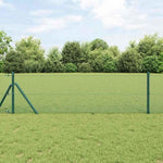 Welded Wire Fence Green 0.4 x 100 m Steel 42005125