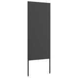Garden Privacy Screen Black 50 x 140 cm Cold-rolled steel 876287
