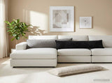 Cushion with Pillow HOUTEN 2 pcs Dark Grey Chenille Fabric 934392