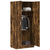 Wardrobe Smoked Oak 80x50x180 cm Engineered Wood 815351