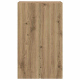 TV Wall Cabinet Artisan Oak 59.5 x 31 x 100 cm Engineered Wood 892378