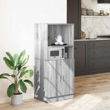 Kitchen Cabinet Grey Sonoma 57x41.5x131.5 cm Engineered Wood 860126