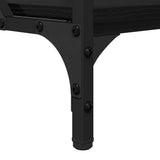 Coffee Table Black Oak 100 x 50 x 50 cm Engineered Wood 883043