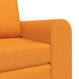 Sofa Bed Dark Yellow 98 x 71 x 83 cm Fabric 4106663