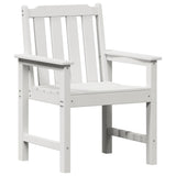 Garden Dining Chair 2 pcs White 65.5 x 59 x 88cm HDPE 42006604