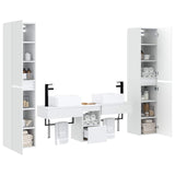 Bathroom Furniture Set 5 pcs White 33 x 34.5 x 160 cm 3406013