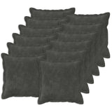 Cushion Cover 12 pcs HOUTEN Anthracite 40 x 40 cm 916872
