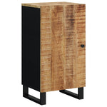 ZNTS Sideboard with Door 40x31x75 cm Solid Wood Mango 352909
