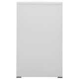 Filing Cabinet Light Grey 46x62x102,5 cm Steel 20123
