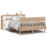Bed Frame without Mattress 120x200 cm Solid Wood Pine 3306267
