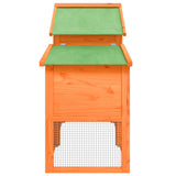 Chicken Coop Brown 186.5x58.5x113 cm Solid Wood Pine 172228