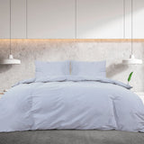 Duvet Cover Set Grey 260x220 cm Cotton 136109