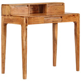 244959 Writing Desk with Drawers Solid Wood 88x50x90 cm