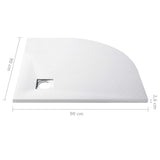 146526 Shower Tray SMC White 90x90 cm