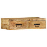 Wall-mounted TV Cabinet 80x30x19 cm Solid Rough Wood Mango 4017461