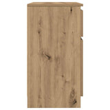 Sideboard with Drawer Artisan Oak 71x35x65 cm Engineered Wood 861606