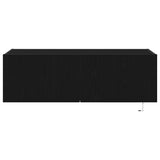 TV Wall Cabinet with LED 2 pcs Black Oak 100 x 35 x 31 cm 863112