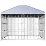 Outdoor Dog Kennel with Roof 300x300x200 cm 144625