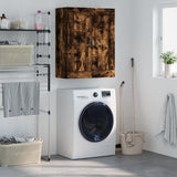 Wall Mounted Cabinet Smoked Oak 69.5x34x90 cm Engineered Wood 830385
