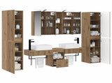 Bathroom Furniture Set 6 pcs Artisan Oak 3407198