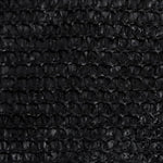 ZNTS Sunshade Sail 160 g/m² Black 3.5x4.5 m HDPE 311736