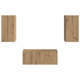 TV Cabinet Set 6 pcs Artisan Oak Engineered Wood 3409068