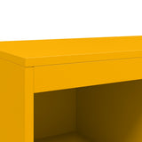 Highboard Mustard Yellow 68.5x39x111.5 cm Steel 846605