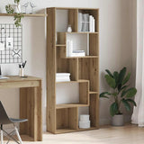 Bookcase Artisan Oak 67x24x161 cm Engineered Wood 856015