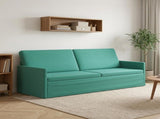 3 Seater Sofa Turquoise 220 x 81 x 82 cm Velvet 42041163