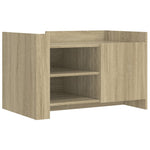 ZNTS Coffee Table Sonoma Oak 80x50x50 cm Engineered Wood 848355