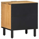 ZNTS Bedside Cabinet Brown 40x33x46 cm Solid Wood Mango 4017718