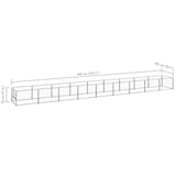 Dog Kennel Silver 9 m Steel 3082107