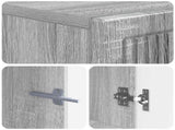 TV Cabinet Grey Sonoma Engineered Wood 896021