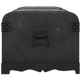 ZNTS Wooden Treasure Chest Large Black 60797