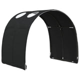 Bed Tunnel 2 pcs Black 211 x 67.5 x 2 cm Polyester 893713