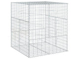 Gabion Basket with Cover 100x100x150 cm Galvanised Iron 3295213