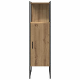 Bathroom Furniture Set with Door 4 pcs Brown 33 x 33 x 185.5 cm 3334410