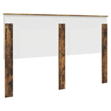 Headboard with Headboard Smoked Oak 160 cm Engineered wood 887742