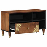 TV Cabinet Honey Brown 80 x 33 x 46 cm Solid Mango Wood 4018753