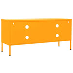 TV Cabinet Mustard Yellow 105x35x50 cm Steel 336227