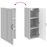 Wall-Mounted Cabinet High Gloss White 33 x 34.5 x 90 cm 899269