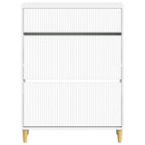 Shoe Cabinet ARNHEM 78 x 24 x 103 cm Engineered Wood White 896655