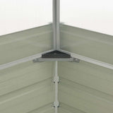 Greenhouse Brown 100x100x85 cm Galvanised Steel 45711