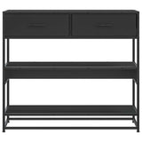 Console Table Black 90x35x80 cm Engineered Wood 849179
