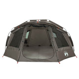 Fishing Tent 5-Person Grey Waterproof 4009390