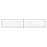 Gabion Wall with Covers Galvanised Steel 300x30x50 cm 147820
