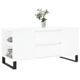 Coffee Table White 102x44.5x50 cm Engineered Wood 831004